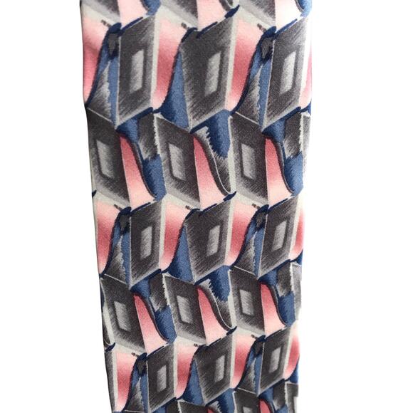 Pierre Cardin Tie Geometric Career Work Business Professional Abstract Multi - Picture 5 of 9